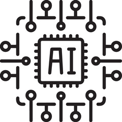 Obraz premium AI Chip Technology Revolutionizing Artificial Intelligence
