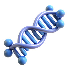 3d Render Of Human Dna Double Helix Structure