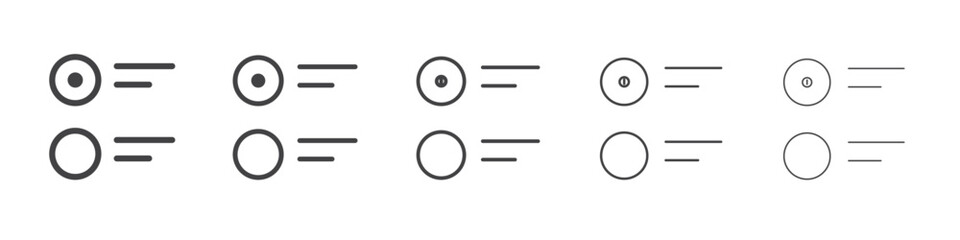 Option icon outline ilustration vector symbol