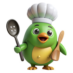 A Fun Kiwi Bird Mascot Logo For A