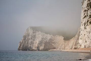 sea and rocks seven sisters in UK