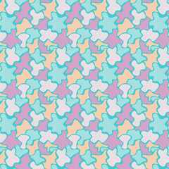 Colorful Abstract Star Pattern Illustration