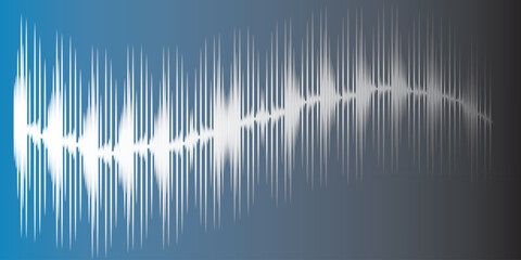 Equalizer on a gradient background blue gray.