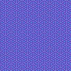 Geometric Pattern in Shades of Blue
