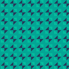 Geometric Teal and Navy Blue Pattern