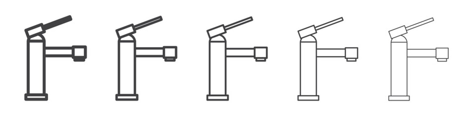 Rewind Previous Back arrow icon outline ilustration vector symbol