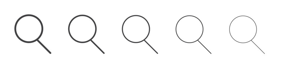 search icon outline ilustration vector symbol