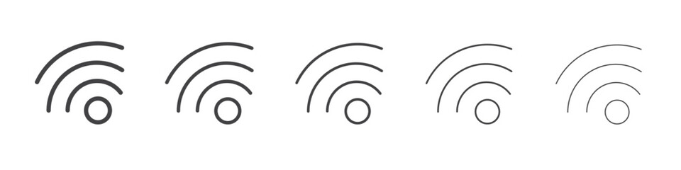 Signals icon outline ilustration vector symbol