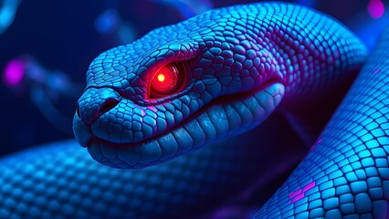 black red snake, scuba, life, snake, reptile, animal, art, pattern, design, vector, wild, red