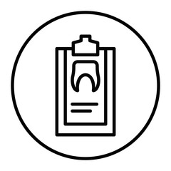 Dental Record Vector Icons