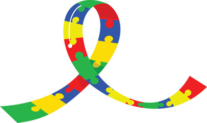 Autism Awareness Ribbon Understanding, Acceptance, and Support for Neurodiversity