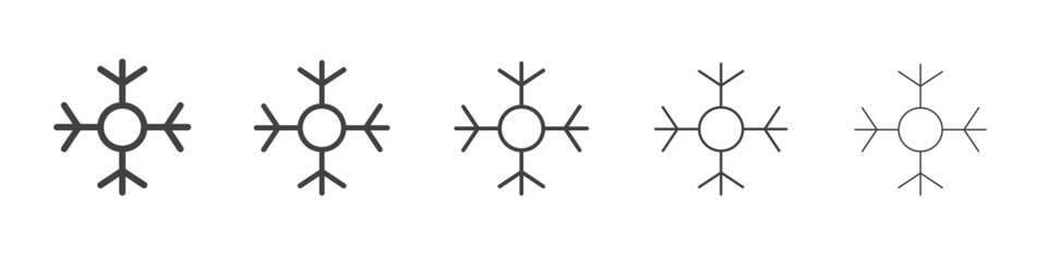 Winter icon outline ilustration vector symbol