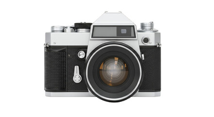 Vintage 35mm Film Camera Closeup