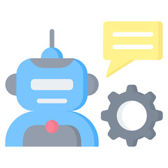 Obraz premium Ai Assistant Icon