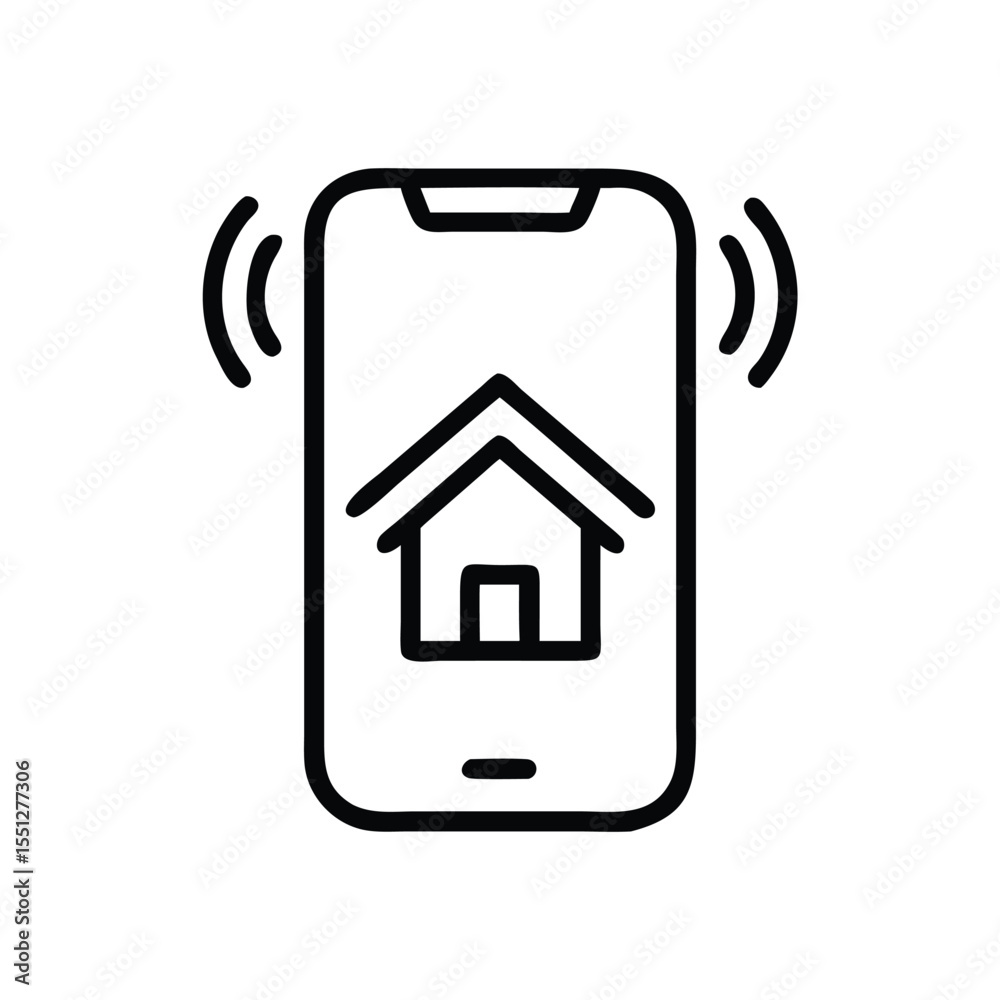 Poster smart home automation system on mobile phone app for remote house control and monitoring access