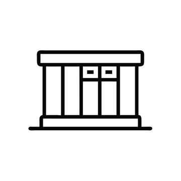 recommend clip art: Download free vector icon of greek temple building ancient architecture line art symbol design