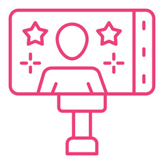 Obraz premium Vlog Icon