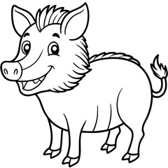 Naklejka premium animal coloring pages 