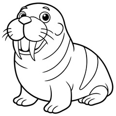 Fototapeta premium animal coloring pages 