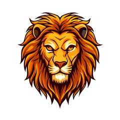 Bold Tribal Lion Head Logo Design – Fierce Black and White Vector Illustration | Majestic King of Jungle Tattoo Style Artwork for Branding, Shirts, Stickers