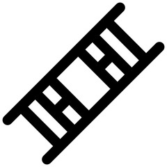 Stretcher. Editable stroke vector icon.