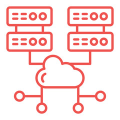 Cloud computing Icon