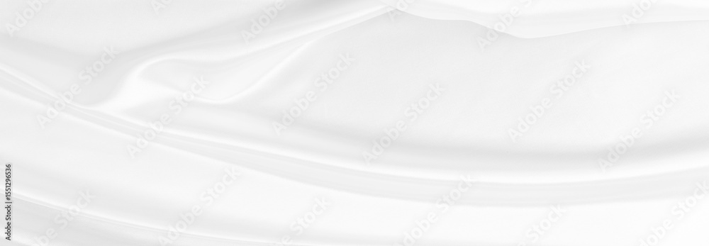 Poster white gray satin texture that is white silver fabric silk background with beautiful soft blur patter