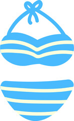 비키니 수영복 일러스트