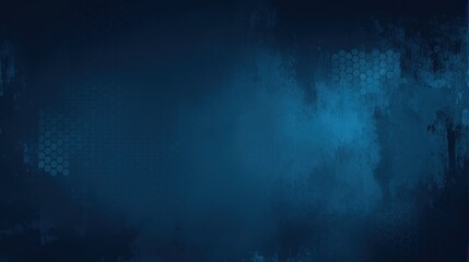 Abstract Blue Hexagon Background