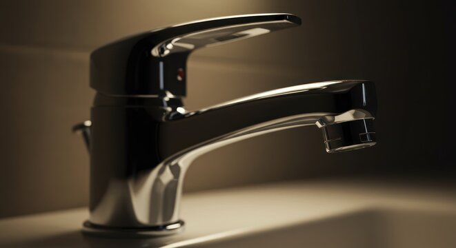 Modern Chrome Faucet Sleek Design and Water Efficiency