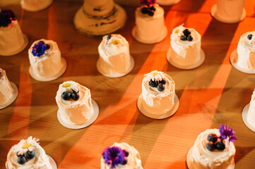 wedding cupcakes on the table