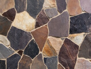 Multicolored Stone Wall Texture