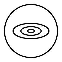 Black Hole Vector Icons