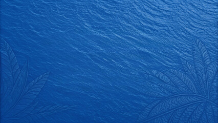 Fototapeta premium Abstract ripples on a deep blue textured surface, reflecting nature's cool, liquid patterns