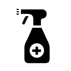 Disinfection spray icon isolated on white background. Vector