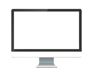 Computer screen. Stock vector