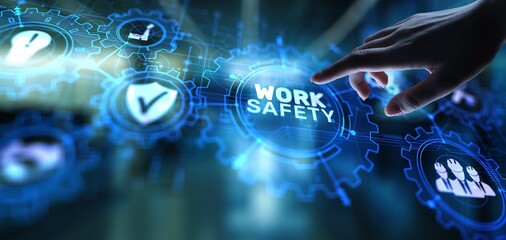 Work Safety Concept: Ensuring a Safe and Healthy Workplace Environment.