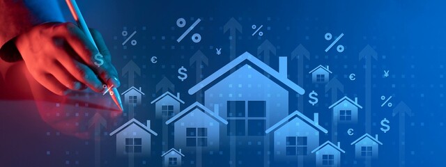 Real Estate and Mortgage Technology Concept.