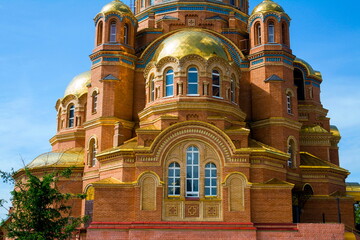 Russia Saraktash 25 May 2010: Trinity Simeon's Convent of Mercy. Cathedral of the Life-Giving...