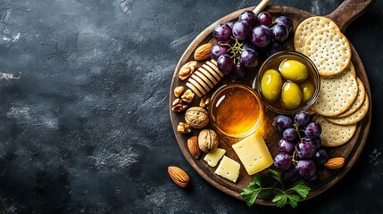 Gourmet Cheese and Fruit Platter: A Delicious Snack