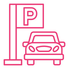 Obraz premium Parking Icon