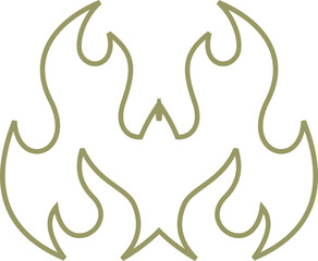 Fire Outline 