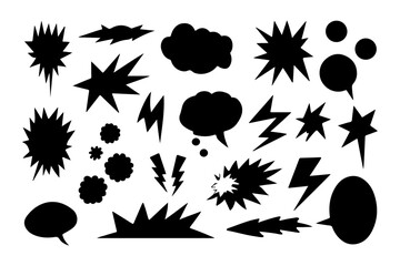 Comic Expression Bubble Vector Design