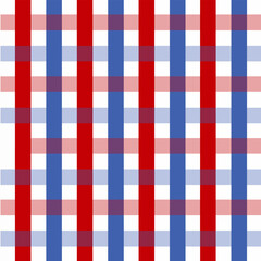 Decorative pattern featuring red, white, and blue stripes, symbolizing patriotism and celebration with a clean, minimalistic style.