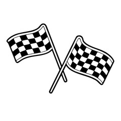 checkered racing flag