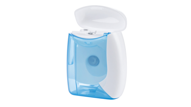 Blue baby shower gel bottle and isolated electric shaver are common household objects