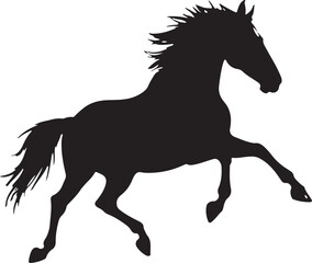 Black horse vector illustration, horse, animal, vector, stallion, illustration, silhouette, pony, wild, running, mustang, black, cartoon, farm, mane, mammal, equestrian, mare, equine, tail, gallop, ar