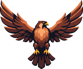 Dynamic Eagle Emblem for Gaming and Esports Competitions and Teams