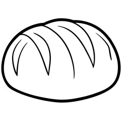 Traditional Loaf Linear Icon