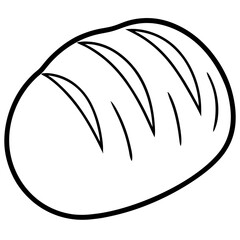 Traditional Loaf Linear Icon